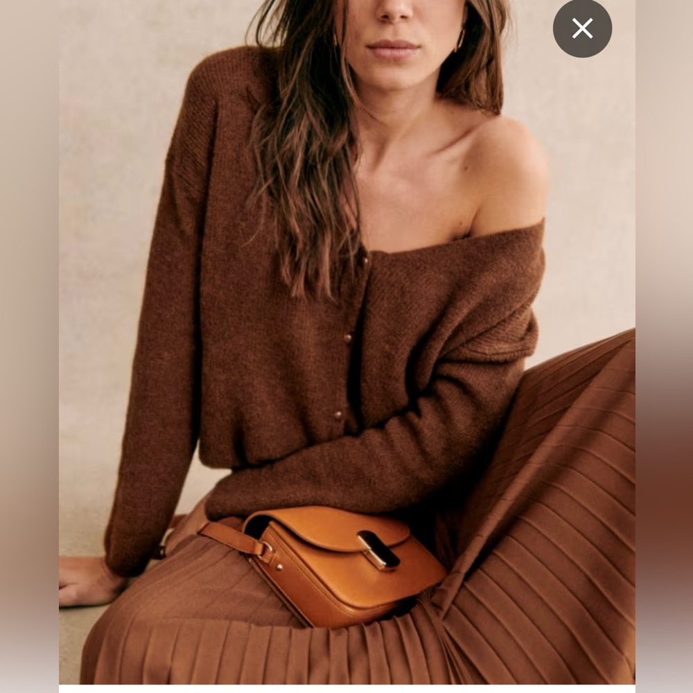 Sezane Brown Women's Cardigan